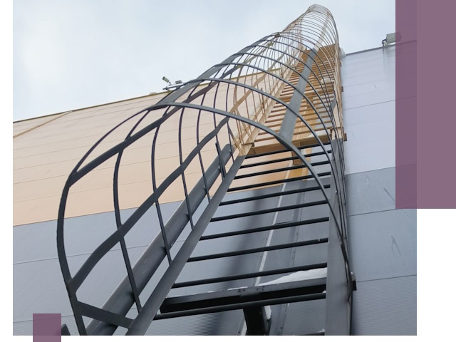 Изготовление и монтаж пожарных лестниц в Таре профессионально