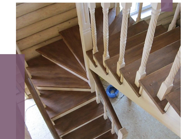 Реставрация деревянных лестниц в Таре от 4321 руб.