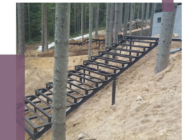 Монтаж металлических лестниц в Таре от 13632 руб. 