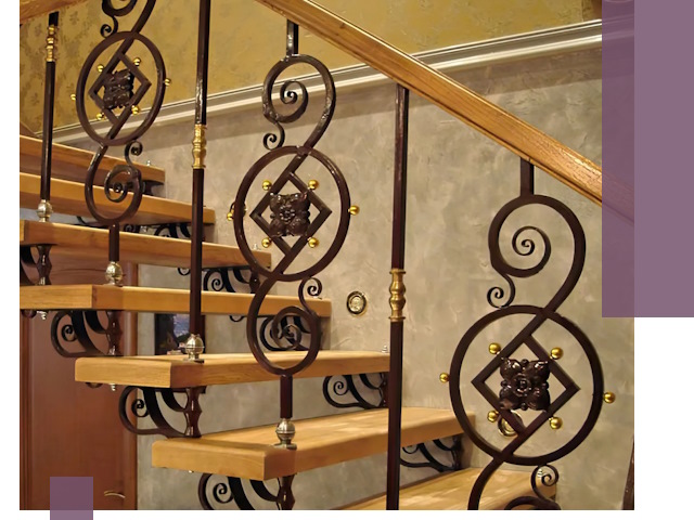 Изготовление кованых лестниц под ключ в Таре