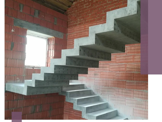 Бетонные лестницы под ключ в Таре: монтаж, демонтаж, ремонт