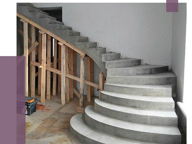 Изготовление бетонных лестниц под ключ в Таре от 20062 руб. | ПРОЛЁТ-Тар