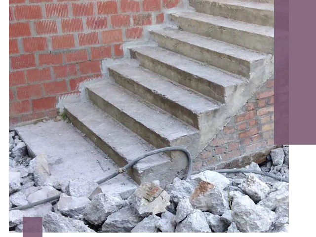 Демонтаж бетонных лестниц в Таре: быстро и безопасно