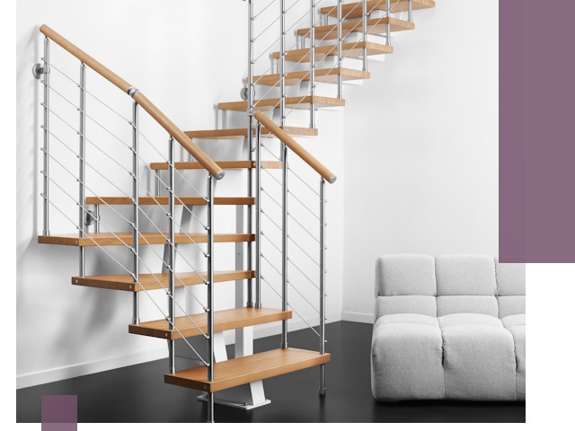 Модульные лестницы под ключ в Таре — монтаж и изготовление