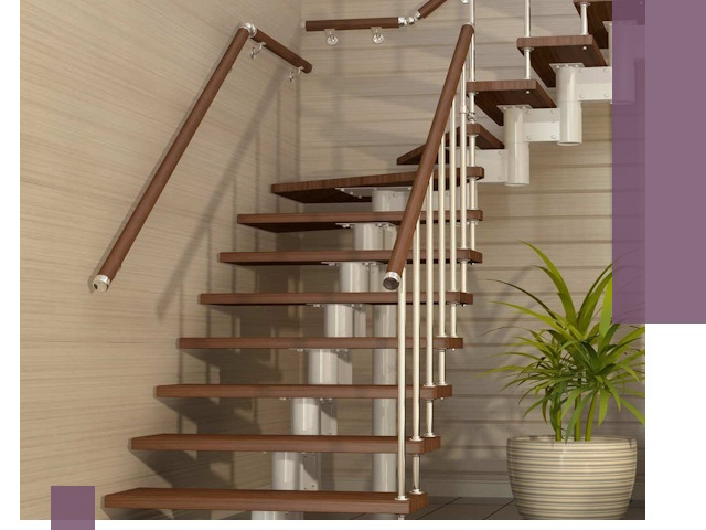 Изготовление модульных лестниц под ключ в Таре