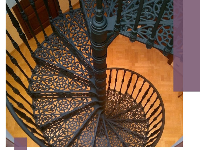 Винтовые лестницы под ключ в Таре: производство и монтаж