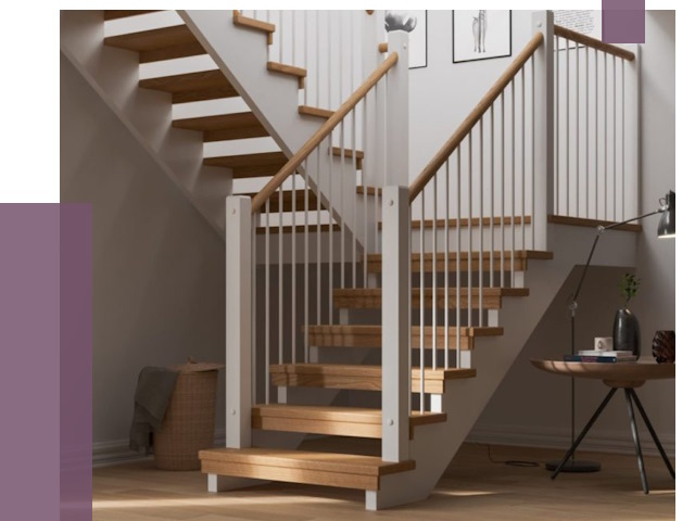 Маршевые лестницы в Таре от 38323 руб. — монтаж | ПРОЛЁТ-Тар