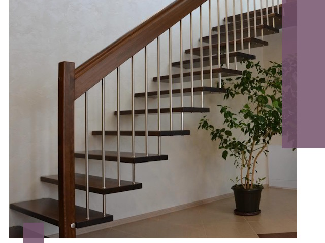 Лестницы на больцах под ключ в Таре – изготовление и монтаж