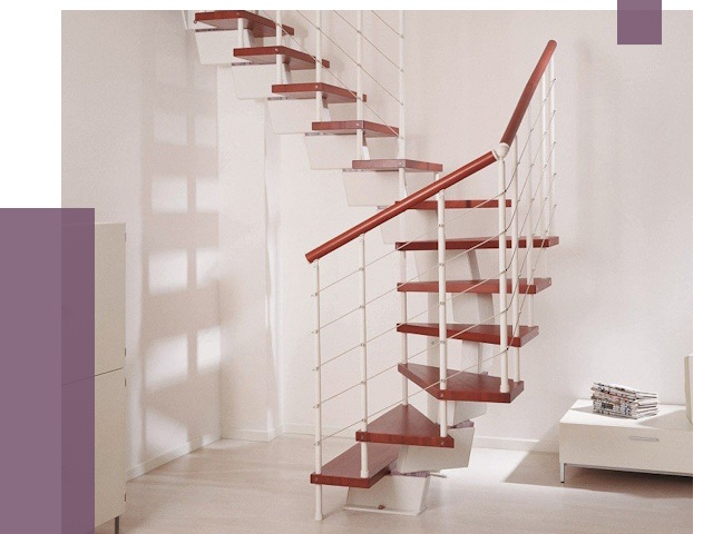 Изготовление лестниц на больцах в Таре от 9774 руб. | ПРОЛЁТ-Тар