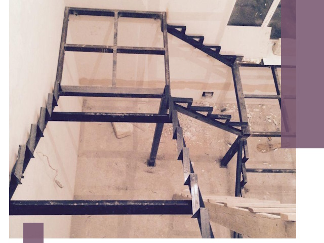 Монтаж лестниц на металлокаркасе в Таре быстро и качественно