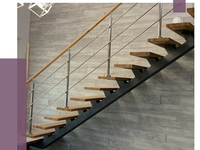 Изготовление лестниц на монокосоуре в Таре от 76646 руб. 