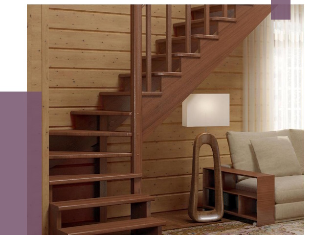 Лестницы эконом класса в Таре от 18364 руб. бюджетные решения