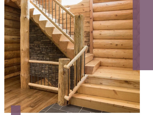 Лестницы в баню под заказ и профессиональный монтаж в Таре