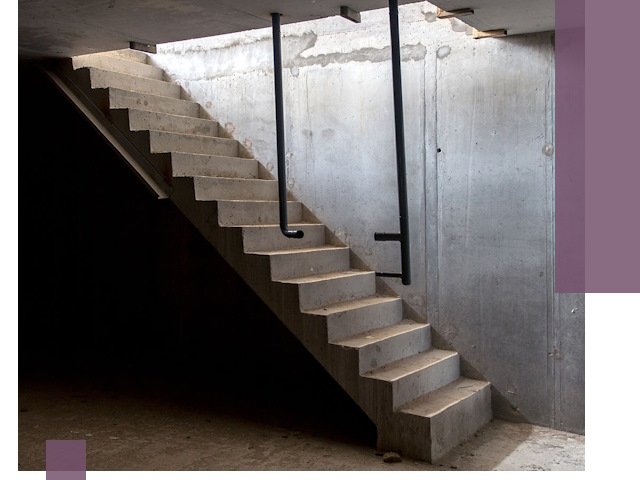 Изготовление и монтаж лестниц в подвале в Таре