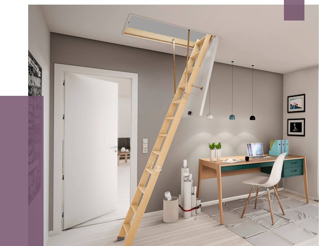 Чердачные лестницы в Таре — от 14660 руб. | ПРОЛЁТ-Тар