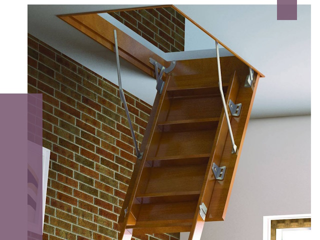 Установка чердачной лестницы в Таре от 7870 руб. | ПРОЛЁТ-Тар