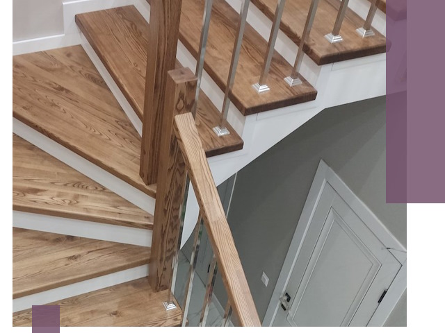 Обшивка металлических лестниц под ключ в Таре