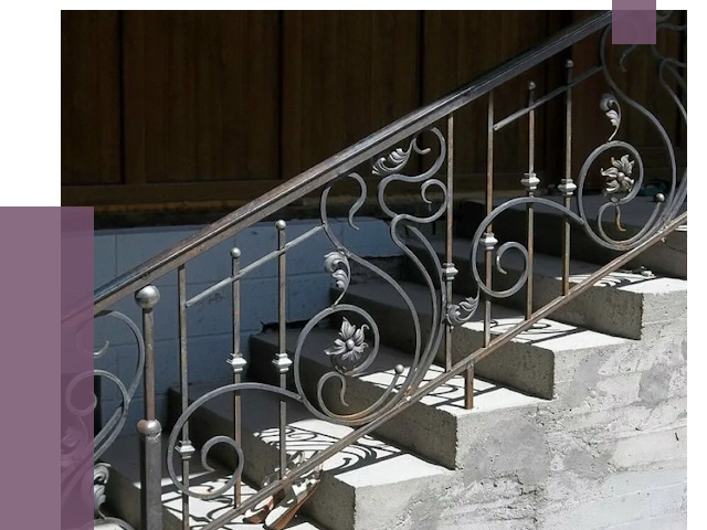 Кованые перила в Таре от 8745 руб. под ключ — качество от ПРОЛЁТ-Тар