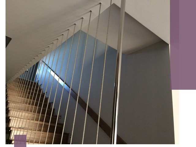 Тросовые перила под ключ в Таре — производство и монтаж