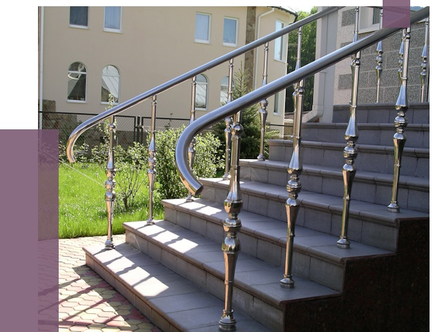 Перила для крыльца в Таре от 10802 руб. — монтаж ПРОЛЁТ-Тар