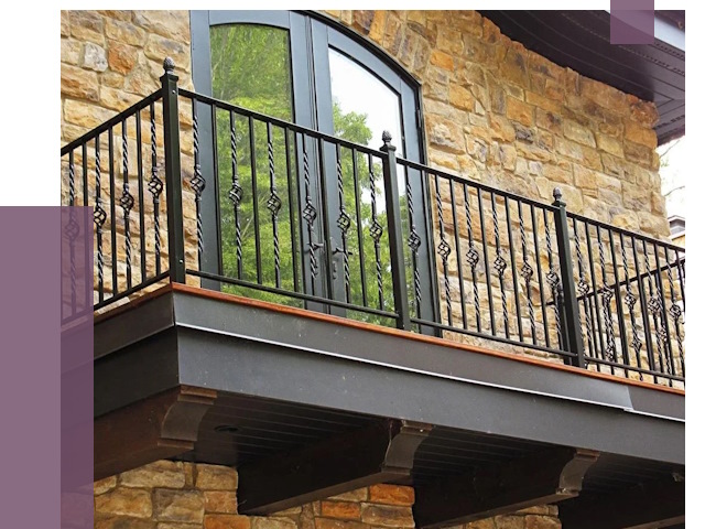 Балконные ограждения в Таре от 8076 руб. — купить | ПРОЛЁТ-Тар