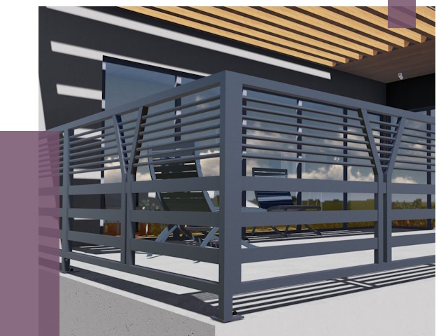 Изготовление балконных ограждений в Таре от 10802 руб. | ПРОЛЁТ-Тар