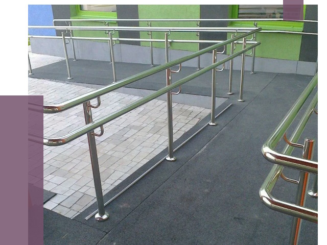 Ограждения пандусов в Таре от 4372 руб. монтаж | ПРОЛЁТ-Тар