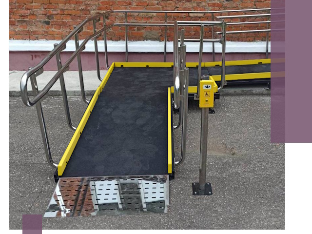 Изготовление наклонных пандусов для инвалидов в Таре