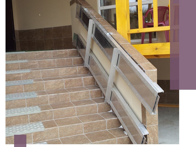 Откидные пандусы под ключ в Таре — монтаж и демонтаж