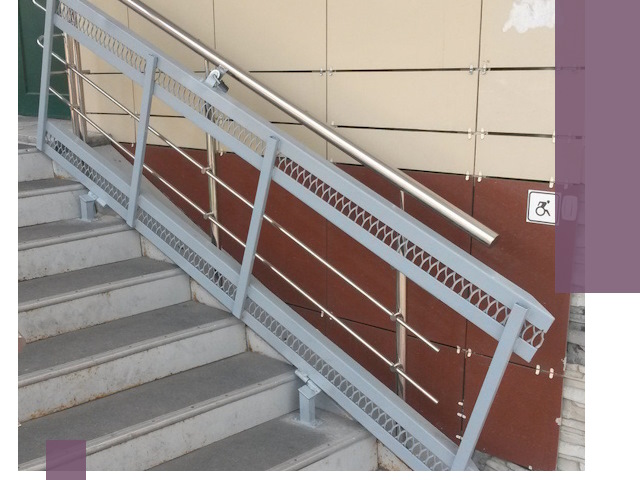 Изготовление откидных пандусов под ключ в Таре