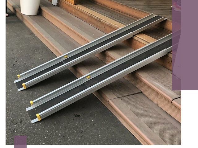 Телескопические пандусы под ключ в Таре — изготовление и монтаж