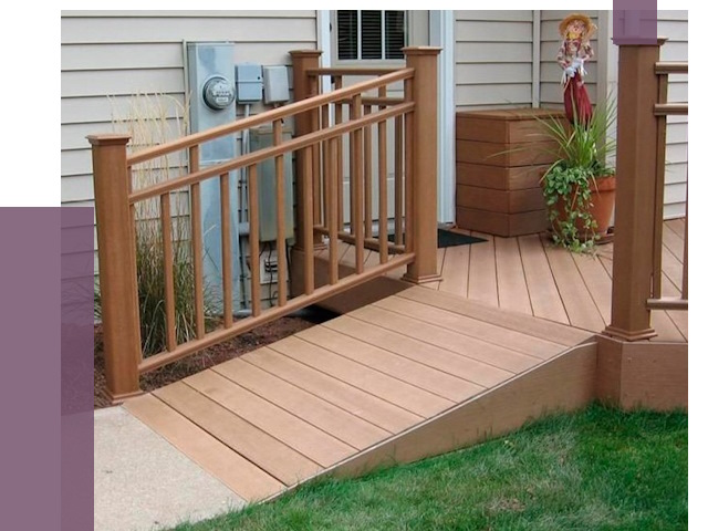 Пандус на крыльцо в Таре под ключ от 7819 руб. 