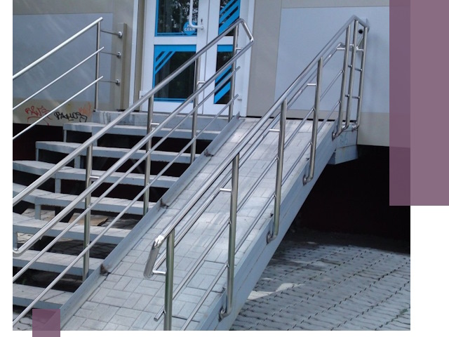 Пандус на крыльцо под ключ в Таре: монтаж и изготовление