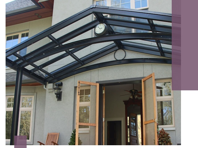 Изготовление и монтаж навесов и козырьков в Таре