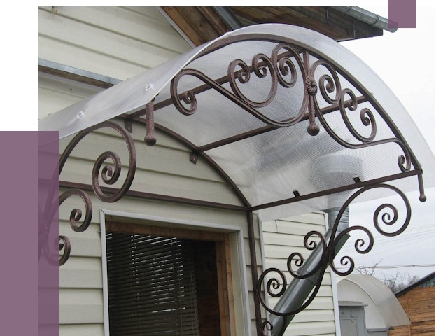 Изготовление козырьков в Таре от 7407 руб. — заказать | ПРОЛЁТ-Тар