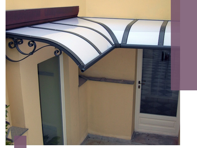 Монтаж козырьков любой сложности в Таре под ключ