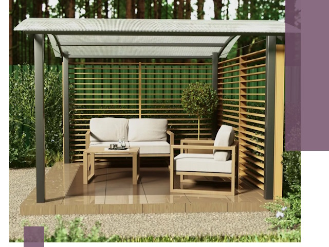 Навесы для дачи в Таре: изготовление, монтаж и демонтаж