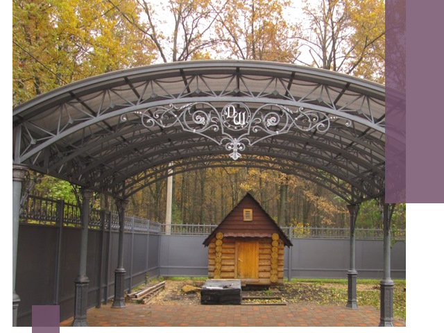 Кованые навесы премиум-класса под заказ в Таре