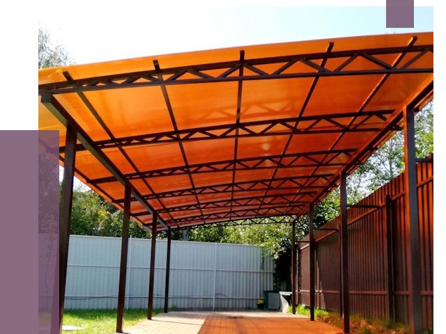 Односкатные навесы под ключ в Таре от 13220 руб. 