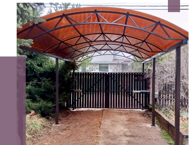 Арочные навесы в Таре от 12809 руб. — изготовление и монтаж | ПРОЛЁТ-Тар