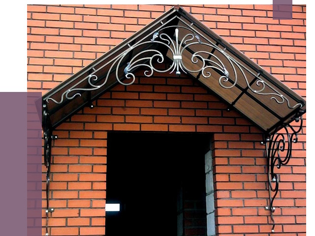 Металлические козырьки в Таре от 10751 руб. 