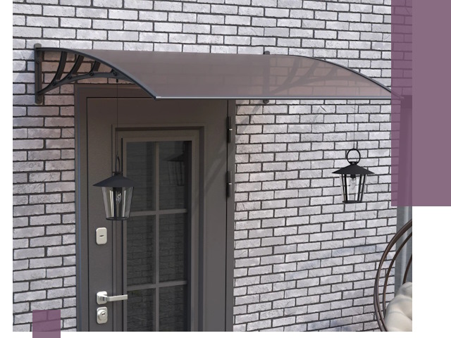 Недорогие козырьки и навесы под ключ в Таре