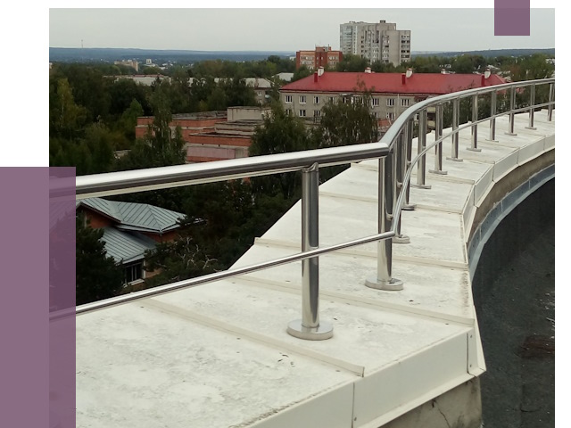 Парапеты и ограждения кровли в Таре от 4990 руб. 
