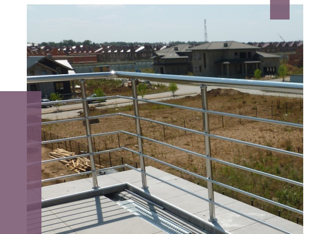 Парапеты из нержавеющей стали в Таре от 8025 руб. за м² | ПРОЛЁТ-Тар