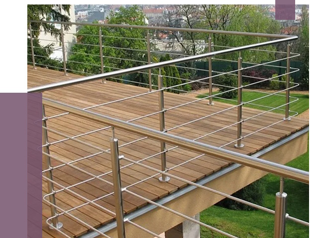 Алюминиевые парапеты в Таре под ключ от 7819 руб. 