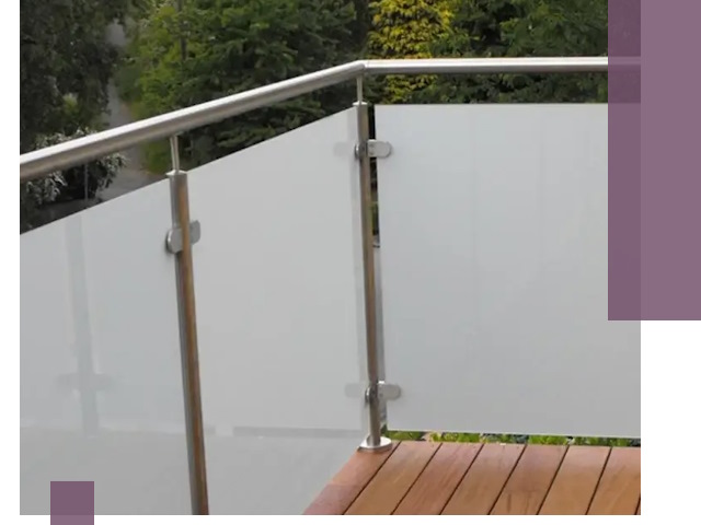 Алюминиевые парапеты для балконов и террас в Таре