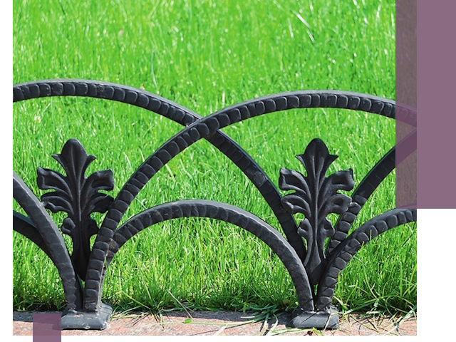 Декоративные металлические бордюры под ключ в Таре