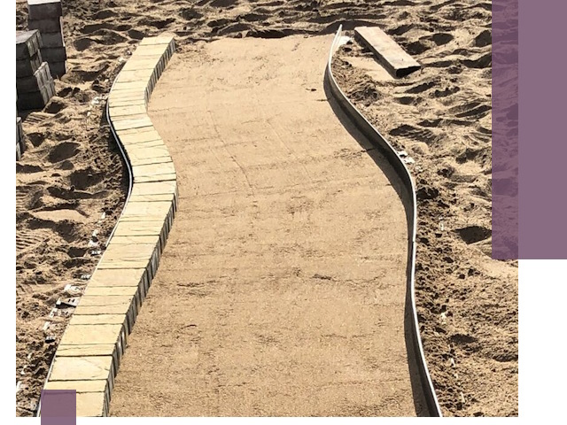 Металлические бордюры для тротуаров в Таре — прочные и долговечные