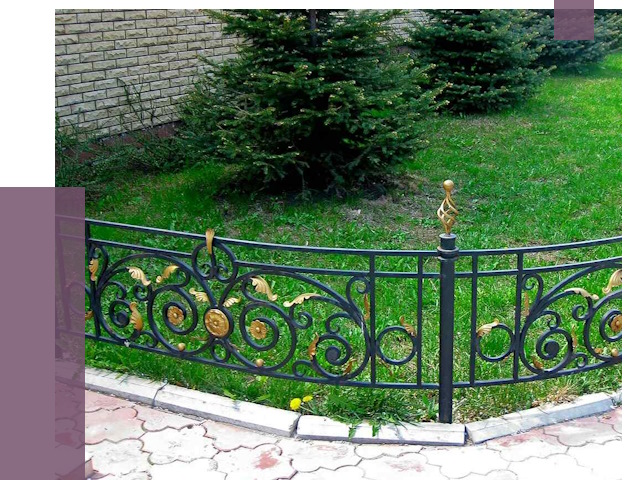 Кованые газонные ограждения в Таре от 7665 руб. — ПРОЛЁТ-Тар