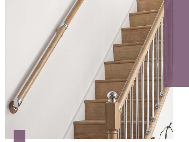 Пристенные поручни из стали и нержавейки под монтаж в Таре